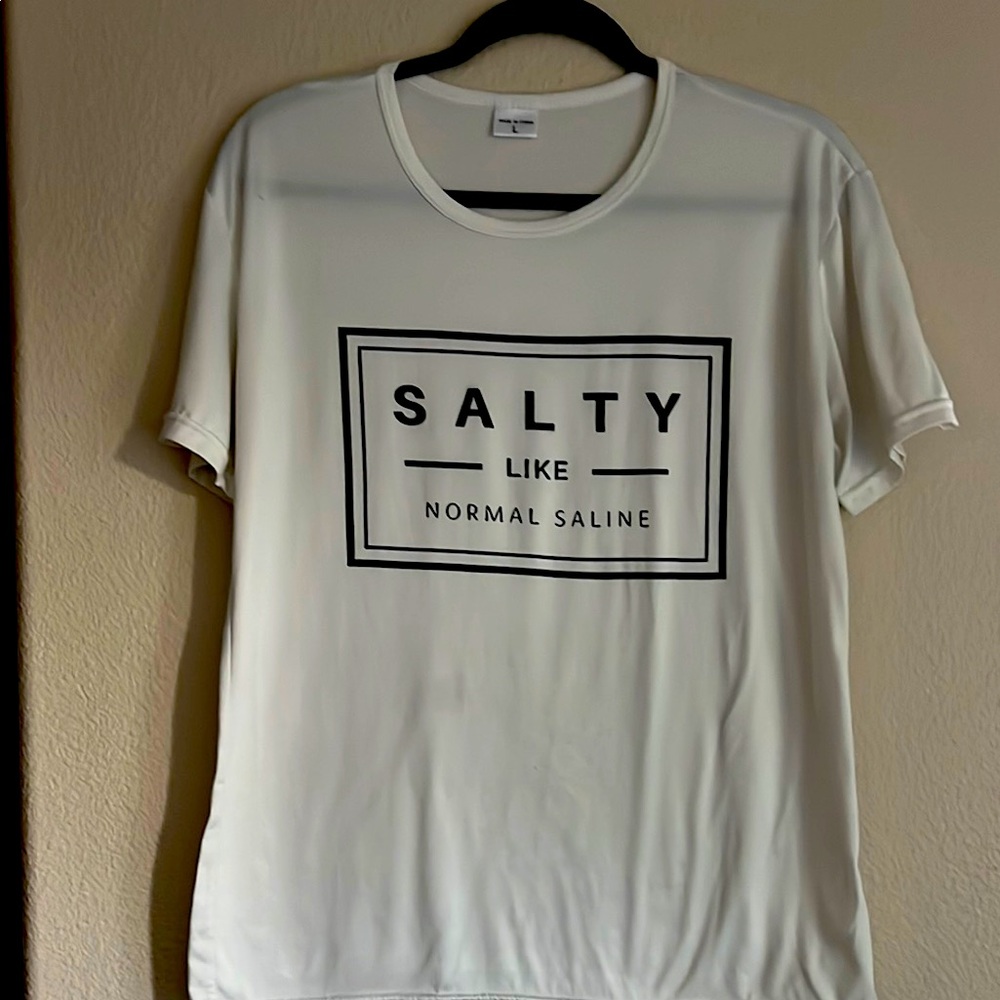 Whit T-shirt SALTY LIKE Normal Saline